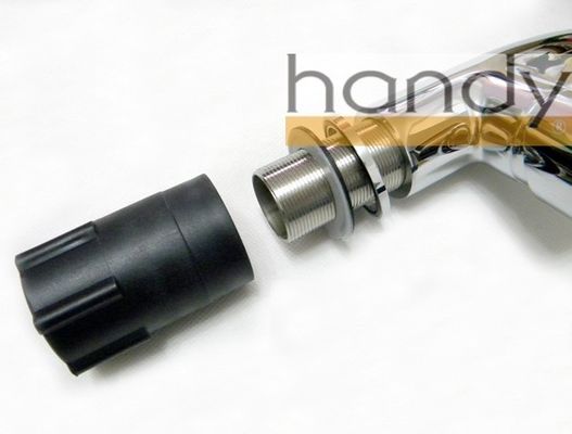 Low Pressure Deck Mounted Kitchen Mixer Taps , Single Hole Kitchen Faucet