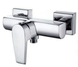 China Square Wall Mount Brass Bath Shower Mixer Taps , Single Handle Shower Fauceton sales