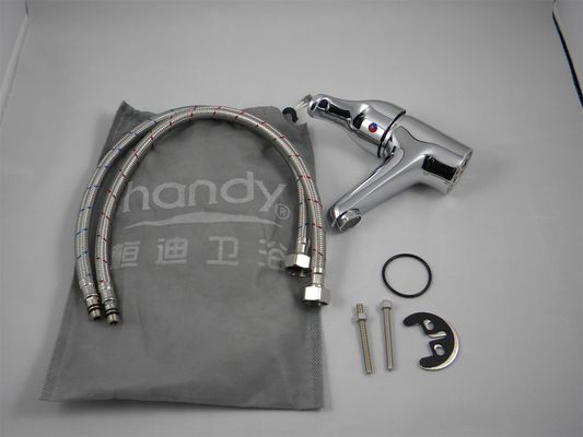 Single Lever Brass Red Bronze Basin Tap Faucets With Ceramic Cartridge For Lavatory