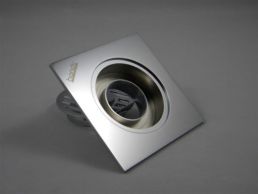 Brass floor drain Bathroom Hardware Collections chrome plated finishing