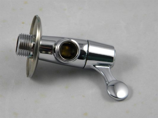 Single Hole Brass Angle Valve , Wall Mounted Angle Valve With Rotary Switch