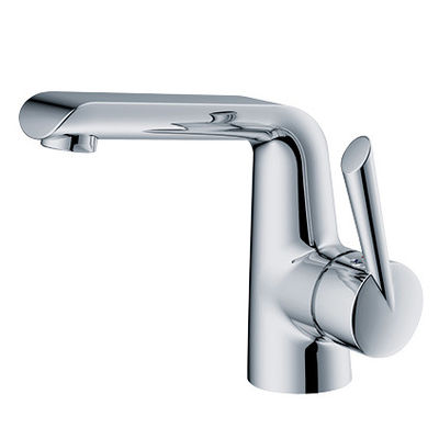 Deck Mounted Basin Tap Faucets , Basin Mixer Faucet Single Hole