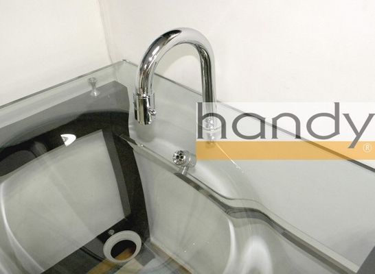 One hole sink Basin Tap Faucets with rotation switch for glass basin