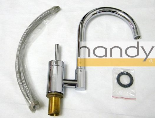 H59-1 Brass Kitchen Sink Mixer Taps with one hole installation and 360 degree rotated water pipe.