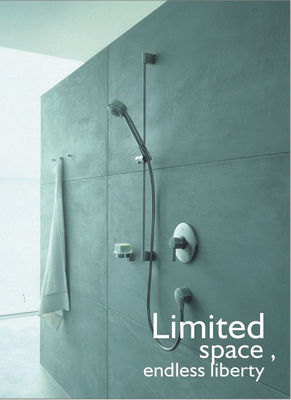 Single Lever Wall Mounted Shower Mixer Taps , Home Bathroom Faucet