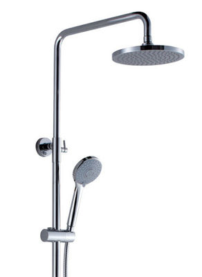 Chrome Plated Single Lever Bath Rain Shower Mixer Taps With 8" Top Shower