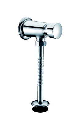 Push Urinal Flush Valve  With Flexible Pipe, Self - Closing Operation