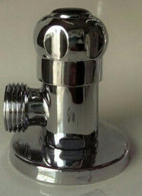 Brass Angle Valve For Bathroom Fittings, One In and One Out G 1 / 2 "