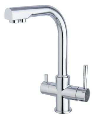 Three ways Brass Kitchen Tap Mixer With Direct Drinking Water Faucet