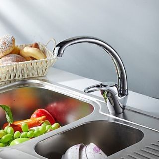 Goose Neck Kitchen Sink Water Faucets Made of Low - Lead Brass