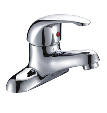 Contemporary Polished Brass One Handle / Single Lever Mixer Taps With 2 Hole