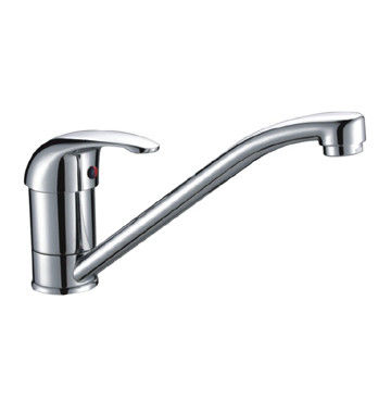 Modern Single Lever Kitchen Tap Faucet Mixer , Hot And Cold water Tap