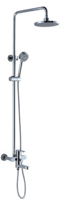 Single Handle Bathroom Shower Mixer Taps , Automatic Mix Brass Bath Shower Mixer Taps